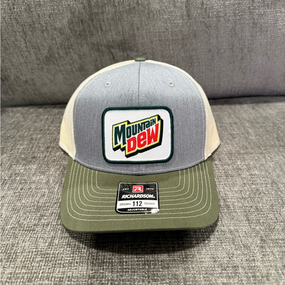 Mountain Dew Gray and Green Trucker Hat